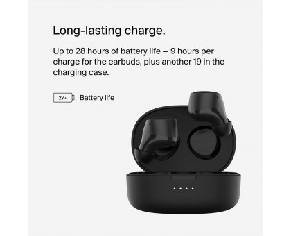 Навушники TWS Belkin Soundform Bolt True Wireless, чорний Навушники TWS Belkin Soundform Bolt True Wireless, чорний
