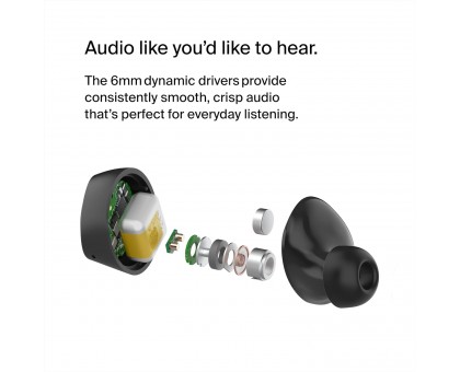 Навушники TWS Belkin Soundform Bolt True Wireless, чорний Навушники TWS Belkin Soundform Bolt True Wireless, чорний