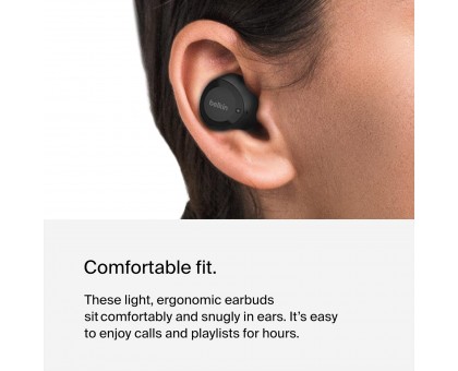 Навушники TWS Belkin Soundform Bolt True Wireless, чорний Навушники TWS Belkin Soundform Bolt True Wireless, чорний