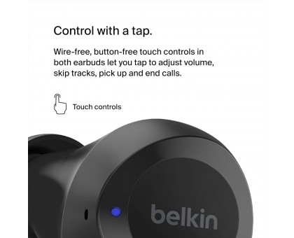 Навушники TWS Belkin Soundform Bolt True Wireless, чорний Навушники TWS Belkin Soundform Bolt True Wireless, чорний