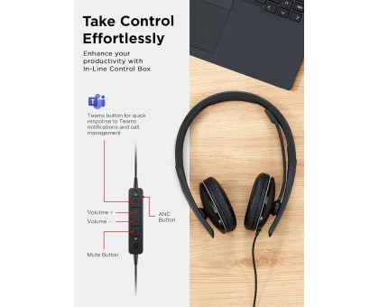 Гарнитура Lenovo Wired ANC Headset Gen 2 (Teams) Гарнитура Lenovo Wired ANC Headset Gen 2 (Teams)