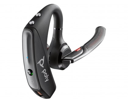 Гарнитура компьютерная стерео In-ear Poly Voyager 5200 UC с адаптером BT600, USB-A, Bluetooth, всенаправленный, Acoustic fence, черный Гарнитура компьютерная стерео In-ear Poly Voyager 5200 UC с адаптером BT600, USB-A, Bluetooth, всенаправленный, Acoustic fence, черный