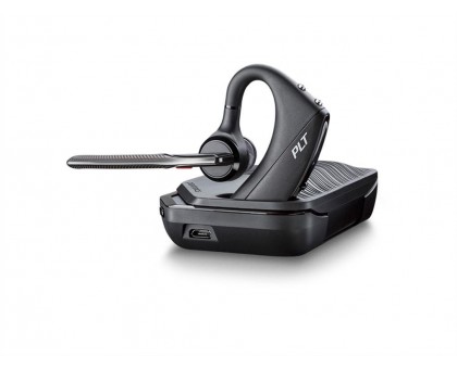 Гарнитура компьютерная стерео In-ear Poly Voyager 5200 UC с адаптером BT600, USB-A, Bluetooth, всенаправленный, Acoustic fence, черный Гарнитура компьютерная стерео In-ear Poly Voyager 5200 UC с адаптером BT600, USB-A, Bluetooth, всенаправленный, Acoustic fence, черный