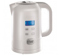 Электрочайник Russell Hobbs Precision Control 1.7л, LED дисплей, пластик, регулировка температуры нагрева, белый