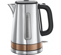 Электрочайник Russell Hobbs Luna 1.7л, металл, подсветка, серебристо-бронзовый