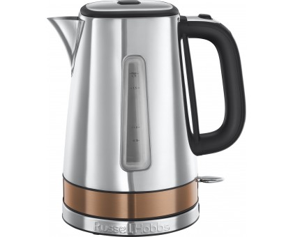 Электрочайник Russell Hobbs Luna 1.7л, металл, подсветка, серебристо-бронзовый Электрочайник Russell Hobbs Luna 1.7л, металл, подсветка, серебристо-бронзовый