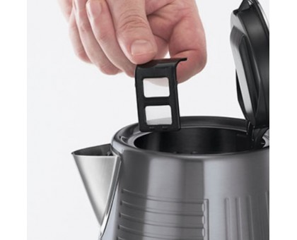 Электрочайник Russell Hobbs Geo Steel, 1.7л, металл, черный Электрочайник Russell Hobbs Geo Steel, 1.7л, металл, черный