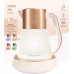 Електрочайник Russell Hobbs Calm, 1.7л, скло, біло-мідний