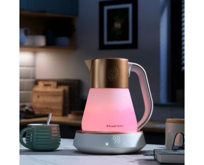 Електрочайник Russell Hobbs Calm, 1.7л, скло, біло-мідний Електрочайник Russell Hobbs Calm, 1.7л, скло, біло-мідний