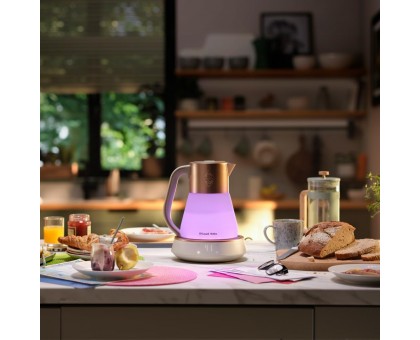 Електрочайник Russell Hobbs Calm, 1.7л, скло, біло-мідний Електрочайник Russell Hobbs Calm, 1.7л, скло, біло-мідний