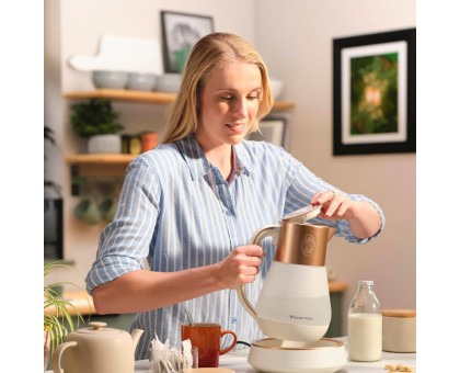Електрочайник Russell Hobbs Calm, 1.7л, скло, біло-мідний Електрочайник Russell Hobbs Calm, 1.7л, скло, біло-мідний