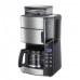 Кофеварка Russell Hobbs капельная Grind and Brew, 1.25л, молотый, LED-дисплей, черно-металл