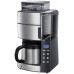 Кавоварка Russell Hobbs крапельна Grind and Brew 1л, мелена, LED-дисплей, сріблясто-чорний