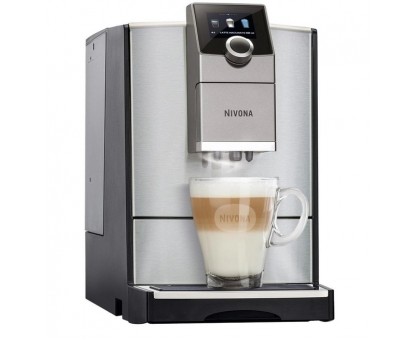 Кофемашина Nivona CafeRomatica 2.2л, зерно + молоко, автомат.капучинатор, авторецептов - 5, серо - черный Кофемашина Nivona CafeRomatica 2.2л, зерно + молоко, автомат.капучинатор, авторецептов - 5, серо - черный