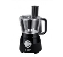 Кухонная машина Russell Hobbs Matte Black 600Вт, чаша-пластик, корпус-пластик, насадок-9, черный