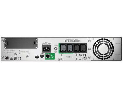 Джерело безперебійного живлення APC Smart-UPS 1500VA/1000W, RM 2U, LCD, USB, SmartConnect, 4xC13 Джерело безперебійного живлення APC Smart-UPS 1500VA/1000W, RM 2U, LCD, USB, SmartConnect, 4xC13