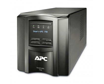 ИБП APC Smart-UPS 750VA/500W, LCD, USB, 8xC13 ИБП APC Smart-UPS 750VA/500W, LCD, USB, 8xC13