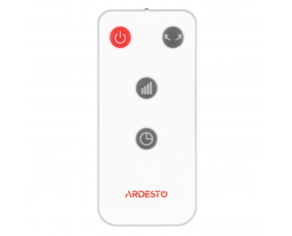 Вентилятор ARDESTO FN-B1140R напольный, 40см, 55Вт, эл. упр-ние, дисплей, таймер, пульт ДУ, опора круглая, белый