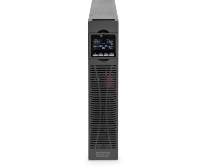 Источник бесперебойного питания DIGITUS OnLine, 1000VA/1000W, LCD, 8xC13, RJ45, RS232, USB, Rack/Tower