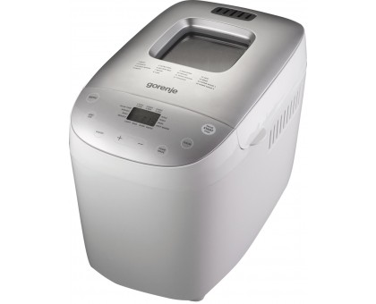 Хлебопечка Gorenje 850Вт, программ-13, макс.вес -1.6кг, форма-прямоугольник, пластик, серый