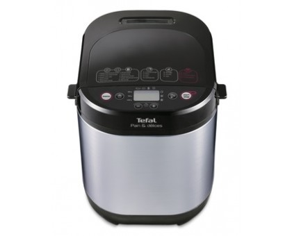 Хлібопічка Tefal PainEtDelice 720Вт, програм-1, макс.вага -1кг, форма-прямокутник, метал, чорний