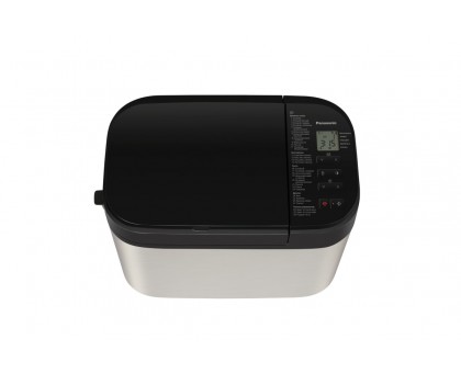 Хлебопечка Panasonic 550Вт, программ-30, макс.вес -1.25кг, форма-прямоугольник, металл, черный