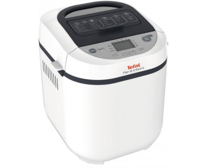 Хлебопечка Tefal Pain&Tresor 700Вт, программ-20, макс.вес -1кг, форма-прямоугольник, пластик, белый Хлебопечка Tefal Pain&Tresor 700Вт, программ-20, макс.вес -1кг, форма-прямоугольник, пластик, белый