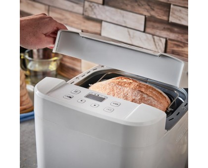 Хлебопечка Russell Hobbs 600Вт, программ-12, макс.вес -1кг, форма-прямоугольник, пластик, белый Хлебопечка Russell Hobbs 600Вт, программ-12, макс.вес -1кг, форма-прямоугольник, пластик, белый