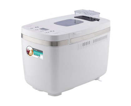 Хлебопечка Gorenje 750Вт, программ-14, макс.вес -1.350кг, форма прямоугольник, пластик, белый