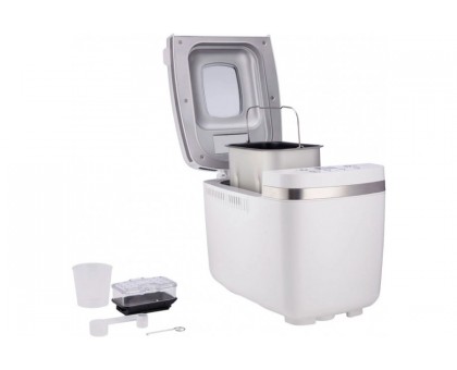 Хлебопечка Gorenje 750Вт, программ-14, макс.вес -1.350кг, форма прямоугольник, пластик, белый