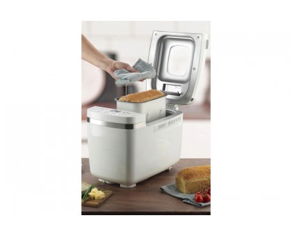 Хлебопечка Gorenje 750Вт, программ-14, макс.вес -1.350кг, форма прямоугольник, пластик, белый