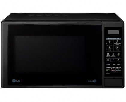 Микроволновая печь LG, 20л, электр. управл., 700Вт, дисплей, черный