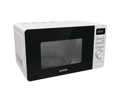Микроволновая печь Gorenje, 20л, электр. управл., 800Вт, гриль, дисплей, белый Микроволновая печь Gorenje, 20л, электр. управл., 800Вт, гриль, дисплей, белый