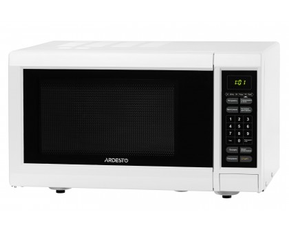 Микроволновая печь ARDESTO, 23л, электр. управл., 900Вт, дисплей, откр.кнопкой, белый