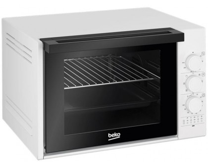 Печь электрическая Beko, 1850Вт, механич., гриль, конвекция, разморозка, белая Печь электрическая Beko, 1850Вт, механич., гриль, конвекция, разморозка, белая