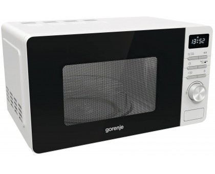 Микроволновая печь Gorenje, 20л, электр. управл., 800Вт, дисплей, белый