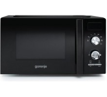 Мікрохвильова піч Gorenje, 20л, мех. керув., 800Вт, дисплей, чорний