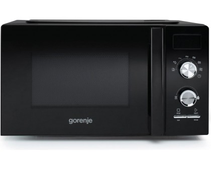 Микроволновая печь Gorenje, 20л, мех. управл., 800Вт, дисплей, черный