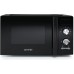 Микроволновая печь Gorenje, 20л, мех. управл., 800Вт, дисплей, черный
