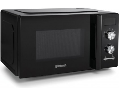 Микроволновая печь Gorenje, 20л, мех. управл., 800Вт, дисплей, черный
