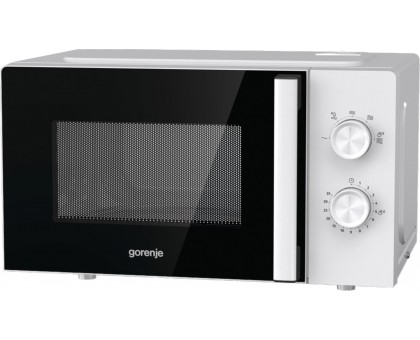 Мікрохвильова піч Gorenje, 17л, мех. керув., 700Вт, дисплей, білий Мікрохвильова піч Gorenje, 17л, мех. керув., 700Вт, дисплей, білий