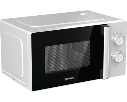 Мікрохвильова піч Gorenje, 17л, мех. керув., 700Вт, дисплей, білий Мікрохвильова піч Gorenje, 17л, мех. керув., 700Вт, дисплей, білий