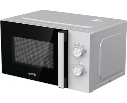 Мікрохвильова піч Gorenje, 17л, мех. керув., 700Вт, дисплей, білий Мікрохвильова піч Gorenje, 17л, мех. керув., 700Вт, дисплей, білий
