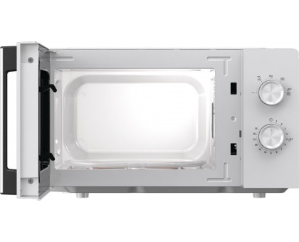 Мікрохвильова піч Gorenje, 17л, мех. керув., 700Вт, дисплей, білий Мікрохвильова піч Gorenje, 17л, мех. керув., 700Вт, дисплей, білий