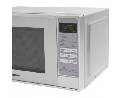 Мікрохвильова піч Panasonic, 20л, електр.управл., 800Вт, дисплей, сріблястий