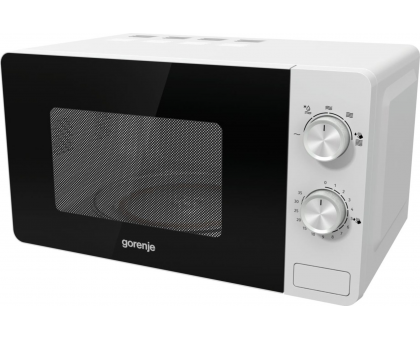 Микроволновая печь Gorenje, 20л, мех. управл., 800Вт, белый