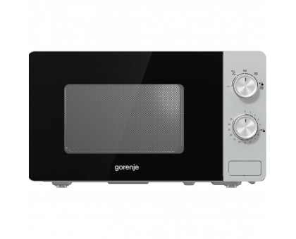 Микроволновая печь Gorenje, 20л, мех. управл., 800Вт, серебристый