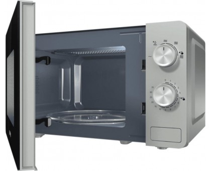 Микроволновая печь Gorenje, 20л, мех. управл., 800Вт, серебристый