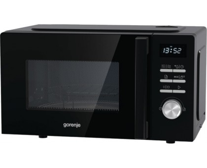 Мікрохвильова піч Gorenje, 20л, електр. керув., 800Вт, гриль, дисплей, 11 програм, чорний Мікрохвильова піч Gorenje, 20л, електр. керув., 800Вт, гриль, дисплей, 11 програм, чорний