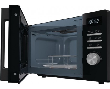 Мікрохвильова піч Gorenje, 20л, електр. керув., 800Вт, гриль, дисплей, 11 програм, чорний Мікрохвильова піч Gorenje, 20л, електр. керув., 800Вт, гриль, дисплей, 11 програм, чорний